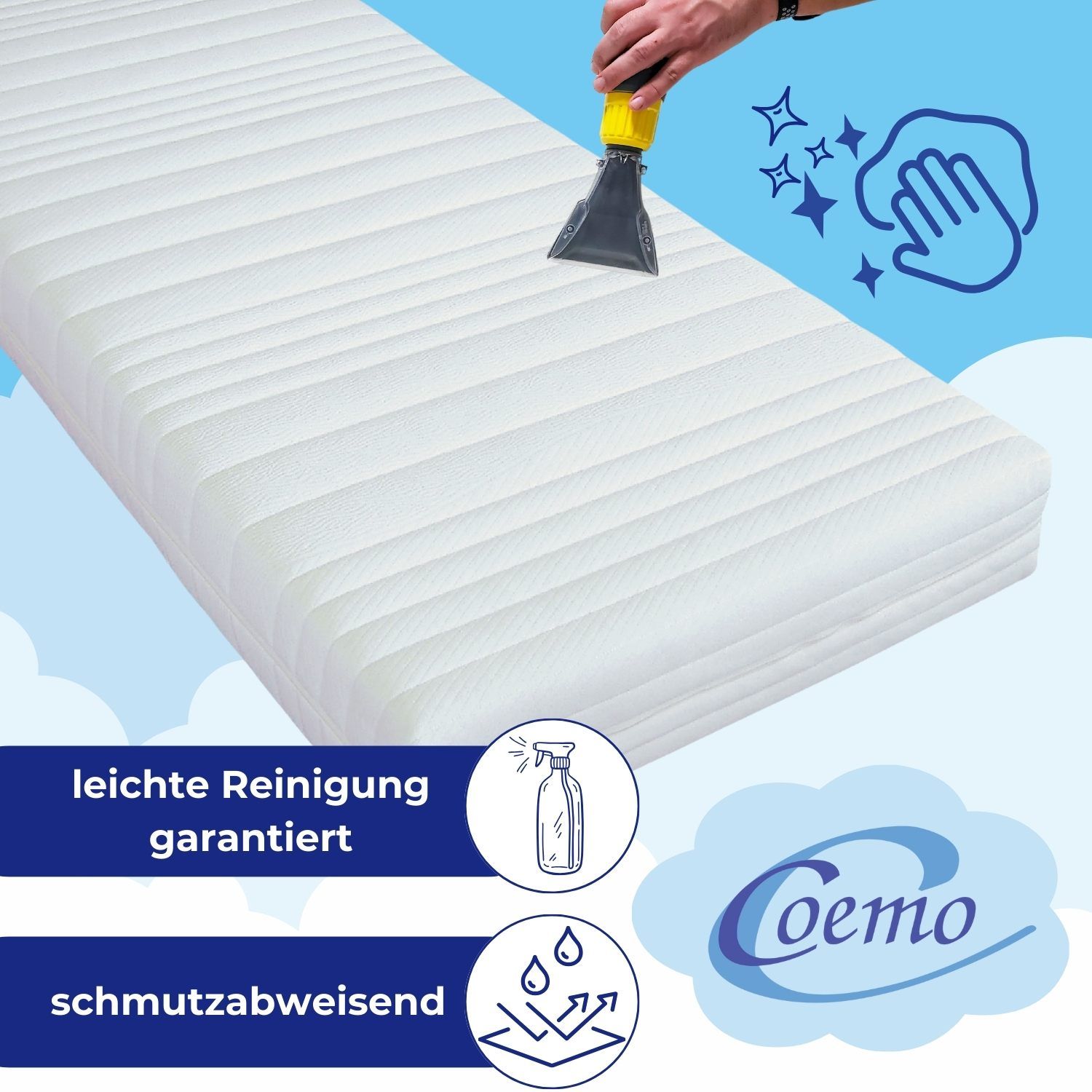 Coemo Komfortschaum StellaFoam Matratze Kaltschaum